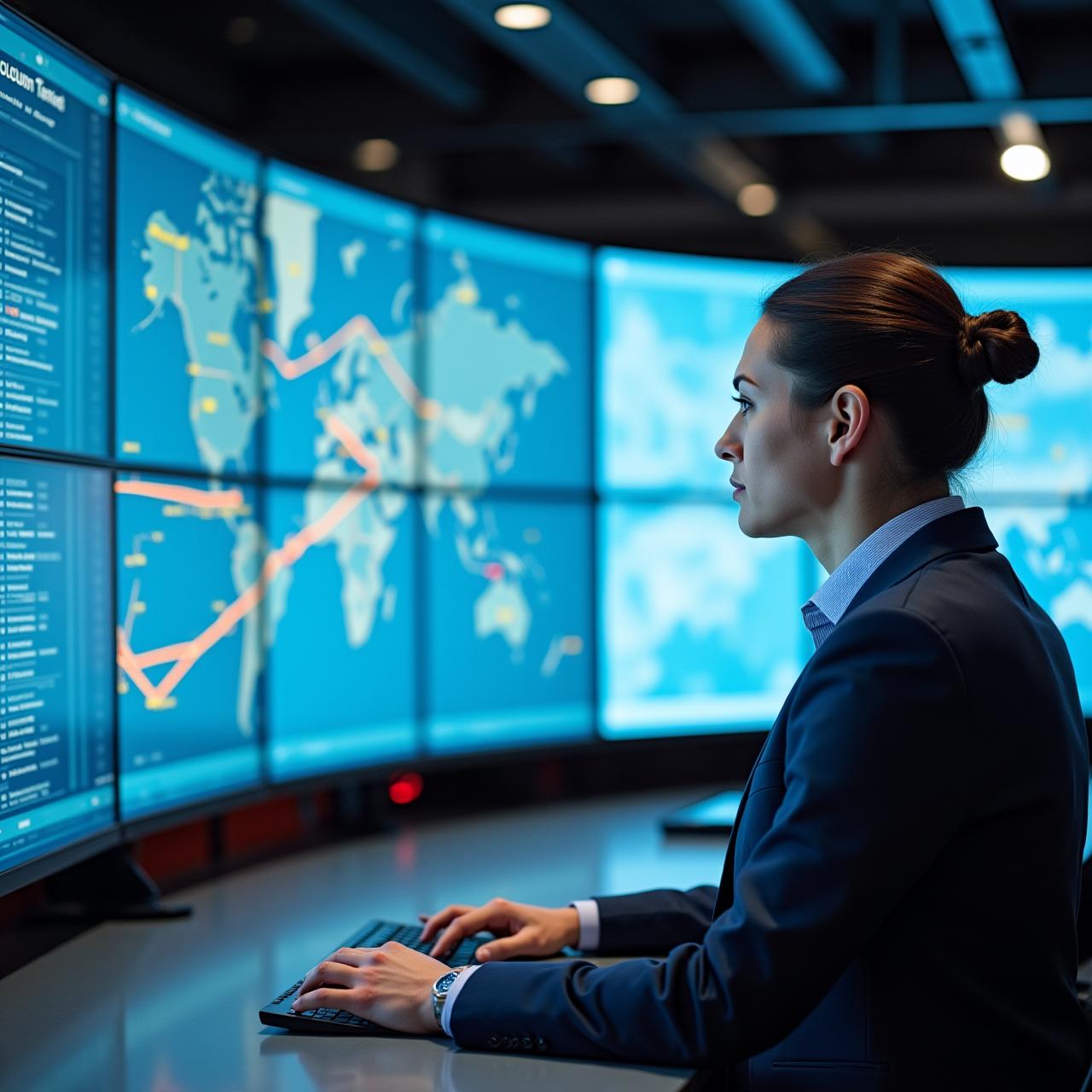Logistics coordinator managing fleet operations